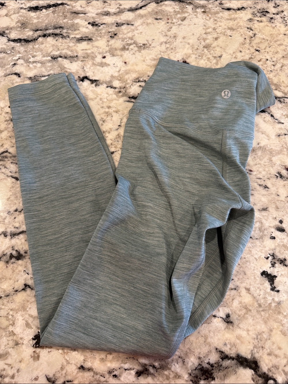 lululemon athletica Heathered Sage Green High-Rise Leggings